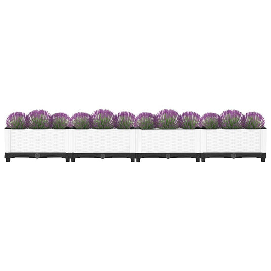 Vidaxl plantenbak verhoogd 160x40x23 cm polypropeen