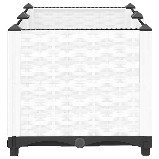 Vidaxl plantenbak verhoogd 80x40x38 cm polypropeen