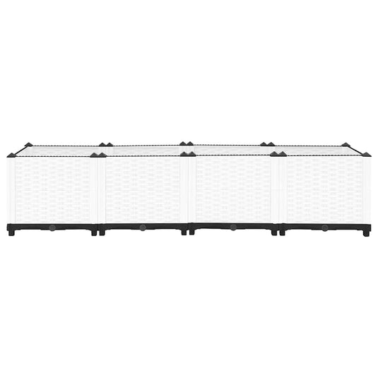 Vidaxl plantenbak verhoogd 160x40x38 cm polypropeen