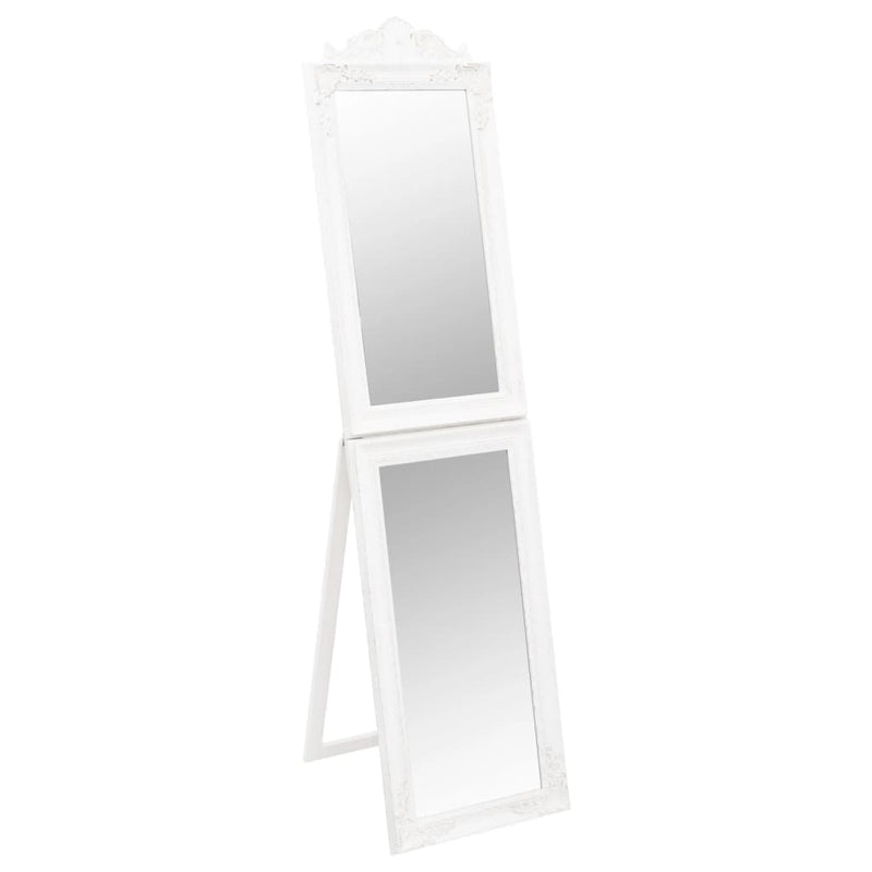 Load image into Gallery viewer, Vidaxl spiegel vrijstaand 40x160 cm wit
