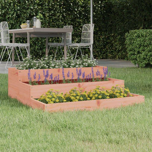 Vidaxl plantenbak 78x78x27 cm massief douglashout