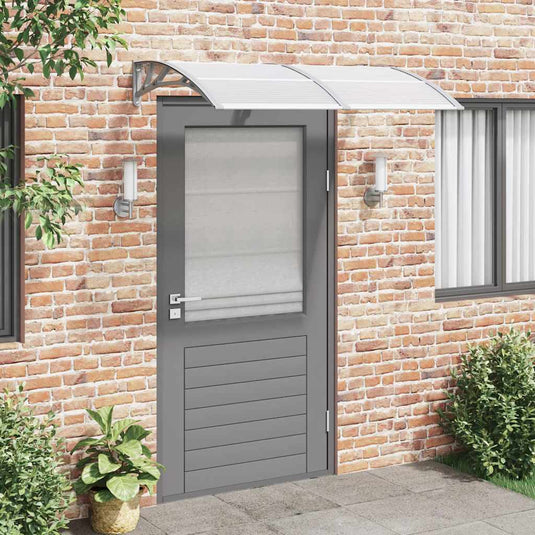 Vidaxl deurluifel 150x100 cm polycarbonaat grijs