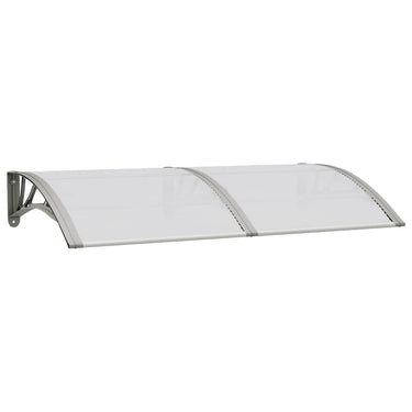Vidaxl deurluifel 150x75 cm polycarbonaat grijs