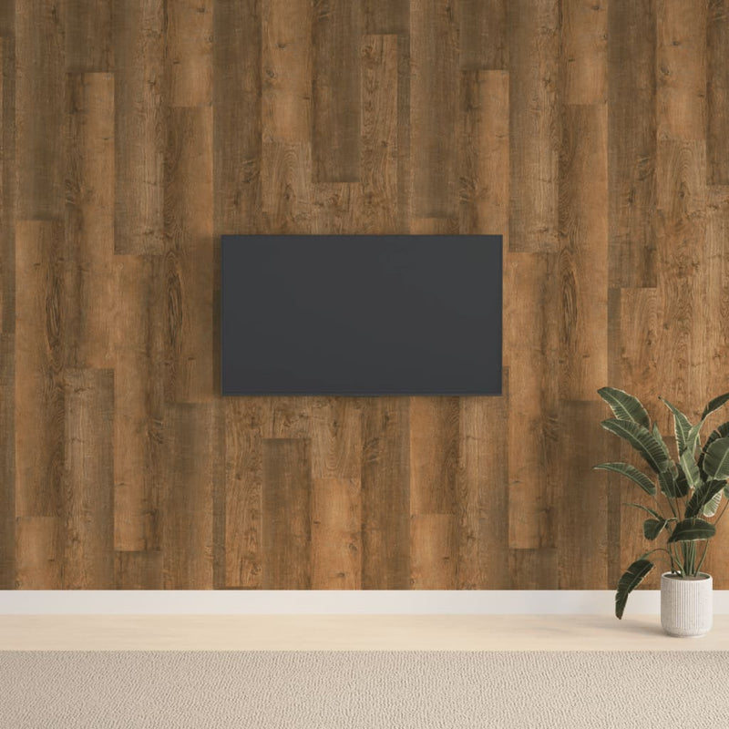 Load image into Gallery viewer, Vidaxl wandpanelen houtlook 2,06 m² pvc bruin

