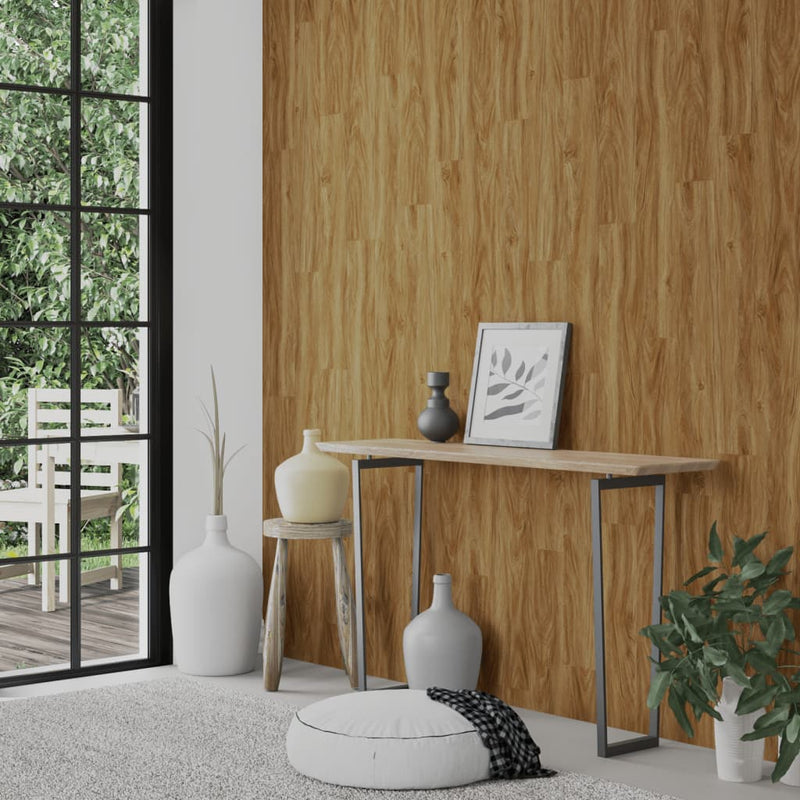 Load image into Gallery viewer, Vidaxl wandpanelen houtlook 2,06 m² pvc bruin
