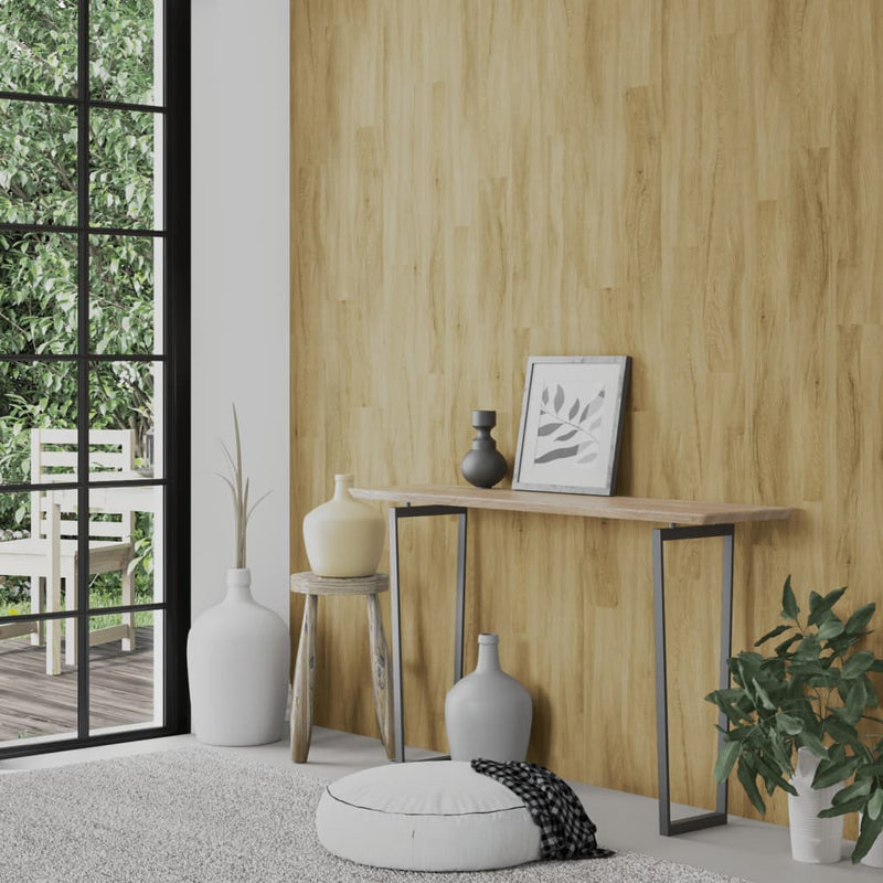 Load image into Gallery viewer, Vidaxl wandpanelen houtlook 2,06 m² pvc bruin
