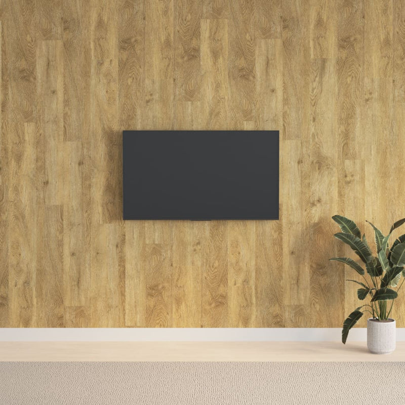 Load image into Gallery viewer, Vidaxl wandpanelen houtlook 2,06 m² pvc bruin
