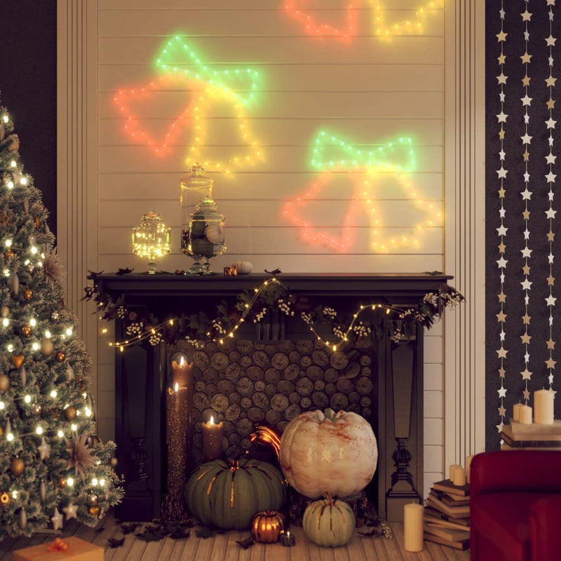 Afbeelding laden in galerijviewer, Vidaxl kerstfiguren klokken met 72 led's 3 st 50x56 cm

