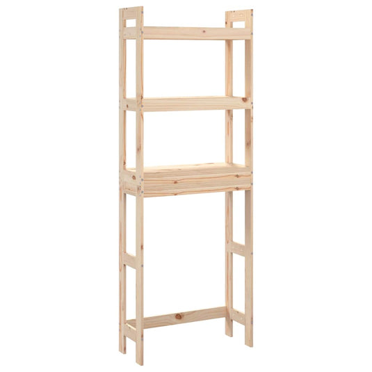 Vidaxl toiletrek 63x26x171 cm massief grenenhout