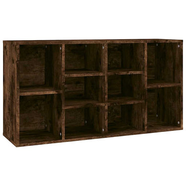 Vidaxl schoenenbank 103x30x55 cm bewerkt hout gerookt eikenkleurig