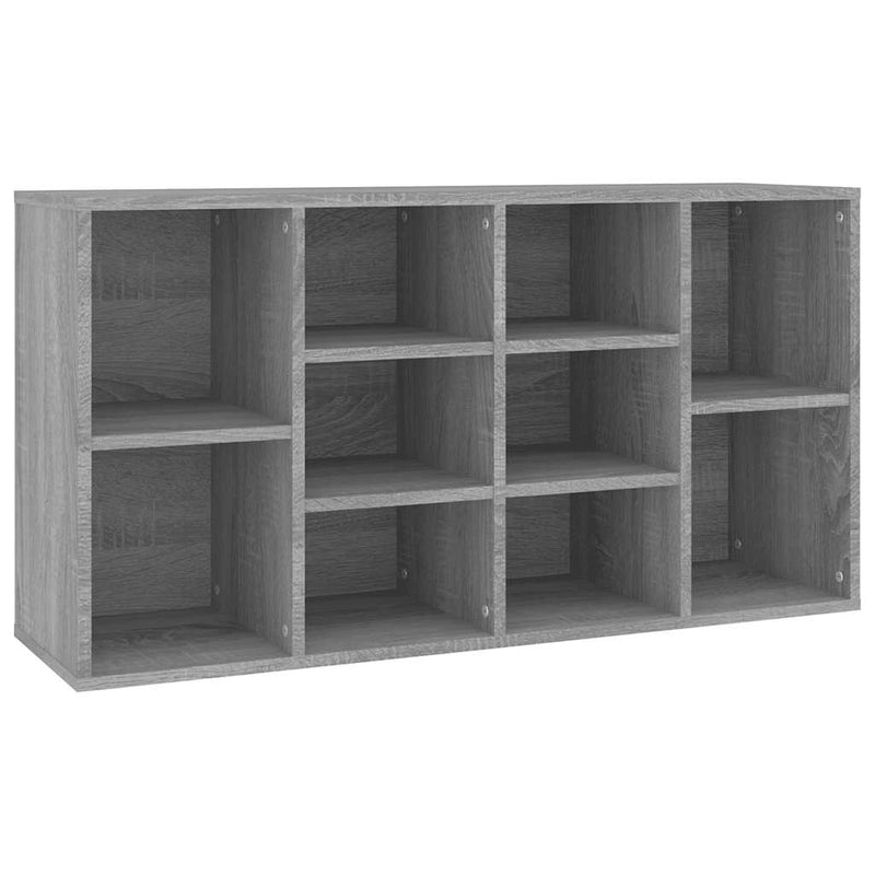 Afbeelding laden in galerijviewer, Vidaxl schoenenbank 103x30x55 cm bewerkt hout grijs sonoma eiken
