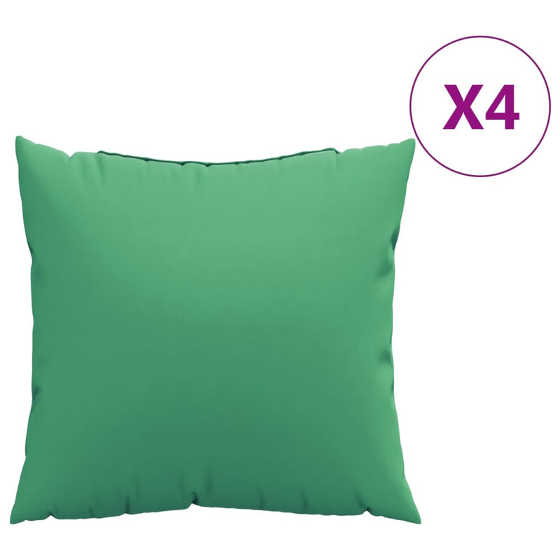 Load image into Gallery viewer, Vidaxl bankkussens 4 st 40x40 cm stof groen
