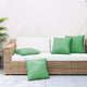 Vidaxl bankkussens 4 st 40x40 cm stof groen