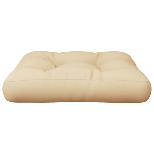 Vidaxl palletkussen 50x50x12 cm stof beige