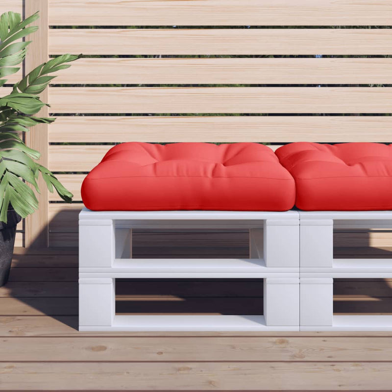 Load image into Gallery viewer, Vidaxl palletkussen 50x50x12 cm stof rood
