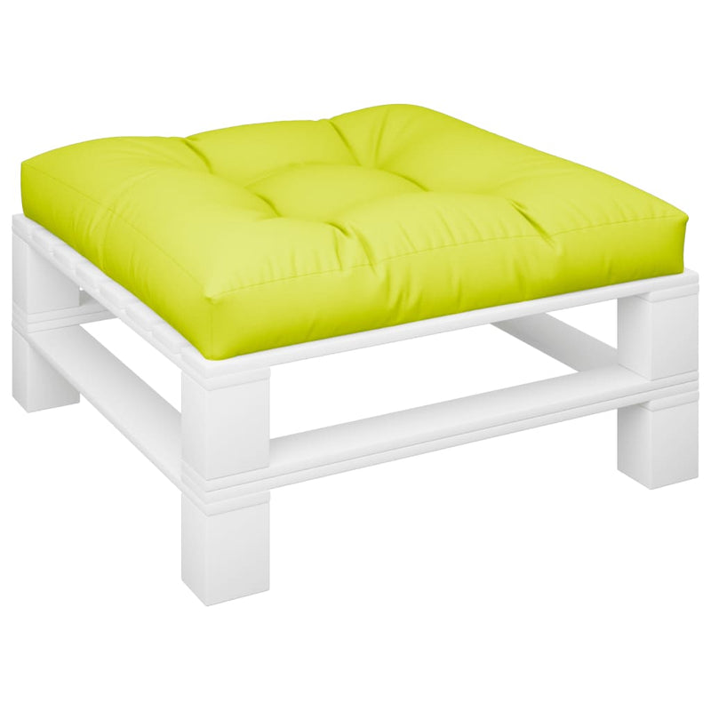 Load image into Gallery viewer, Vidaxl palletkussen 70x70x12 cm stof heldergroen
