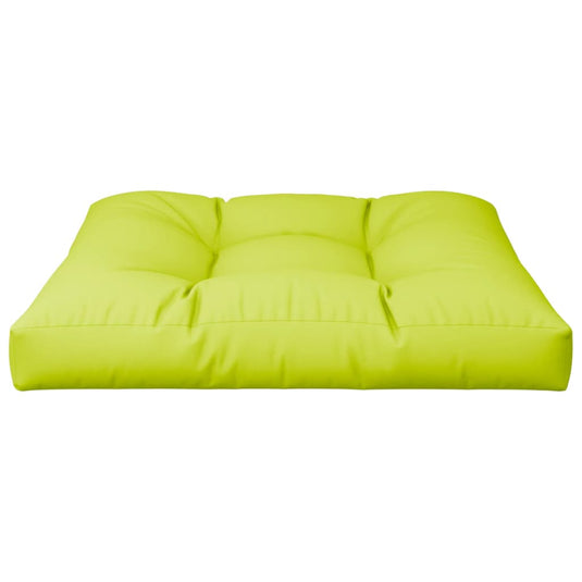 Vidaxl palletkussen 70x70x12 cm stof heldergroen