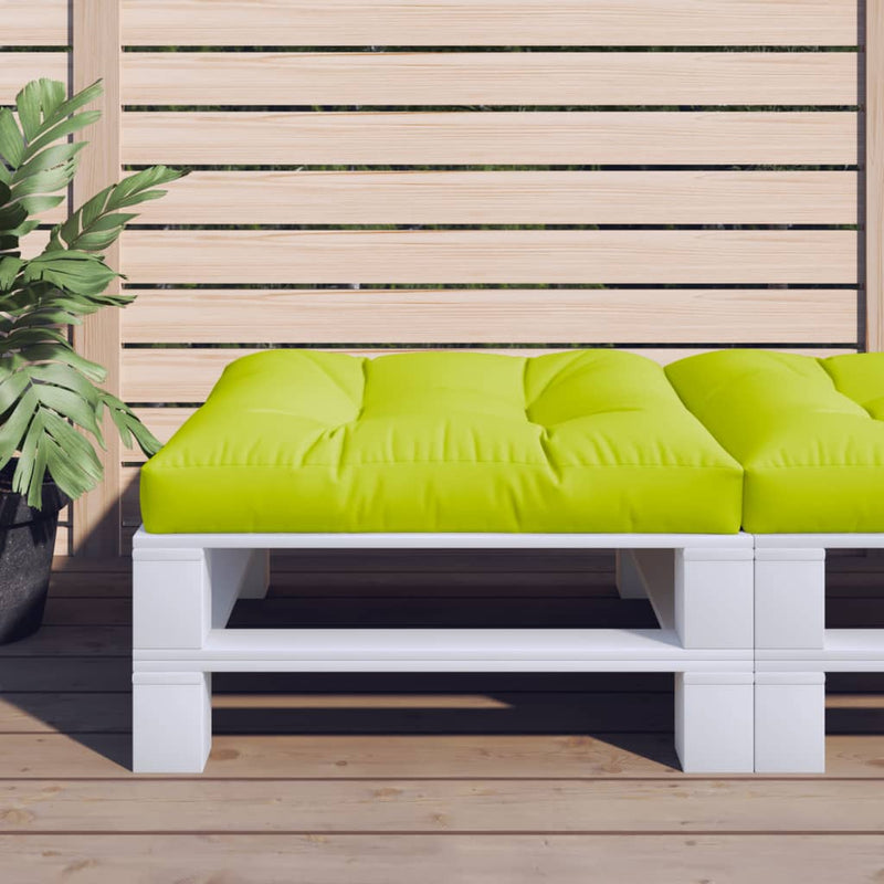 Load image into Gallery viewer, Vidaxl palletkussen 70x70x12 cm stof heldergroen
