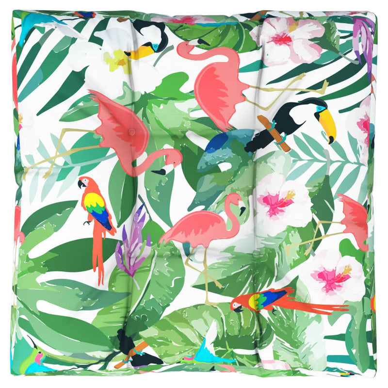 Afbeelding laden in galerijviewer, Vidaxl palletkussen 70x70x12 cm stof meerkleurig
