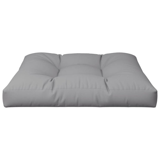Vidaxl palletkussen 80x80x12 cm stof grijs