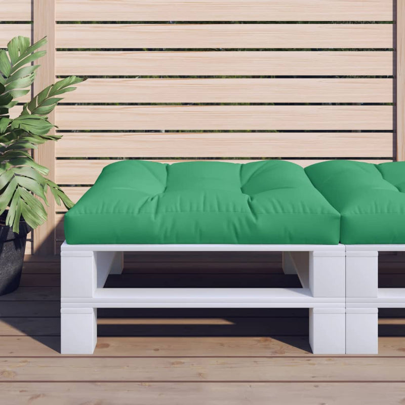 Load image into Gallery viewer, Vidaxl palletkussen 80x80x12 cm stof groen
