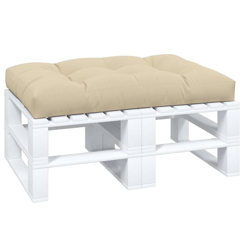 Afbeelding laden in galerijviewer, Vidaxl palletkussen 120x80x12 cm stof beige
