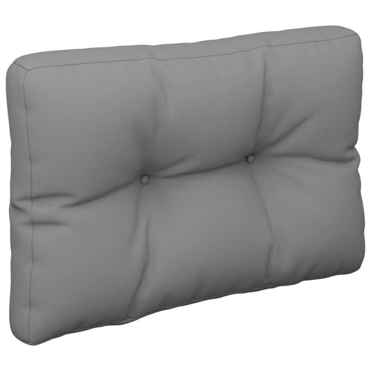 Vidaxl palletkussen 50x40x12 cm stof grijs