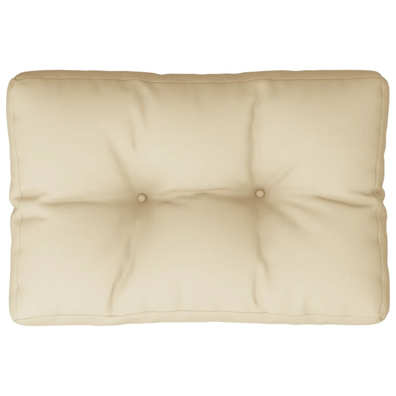 Load image into Gallery viewer, Vidaxl palletkussen 50x40x12 cm stof beige
