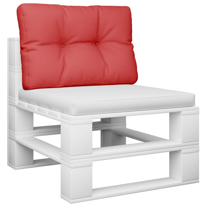 Load image into Gallery viewer, Vidaxl palletkussen 60x40x12 cm stof rood
