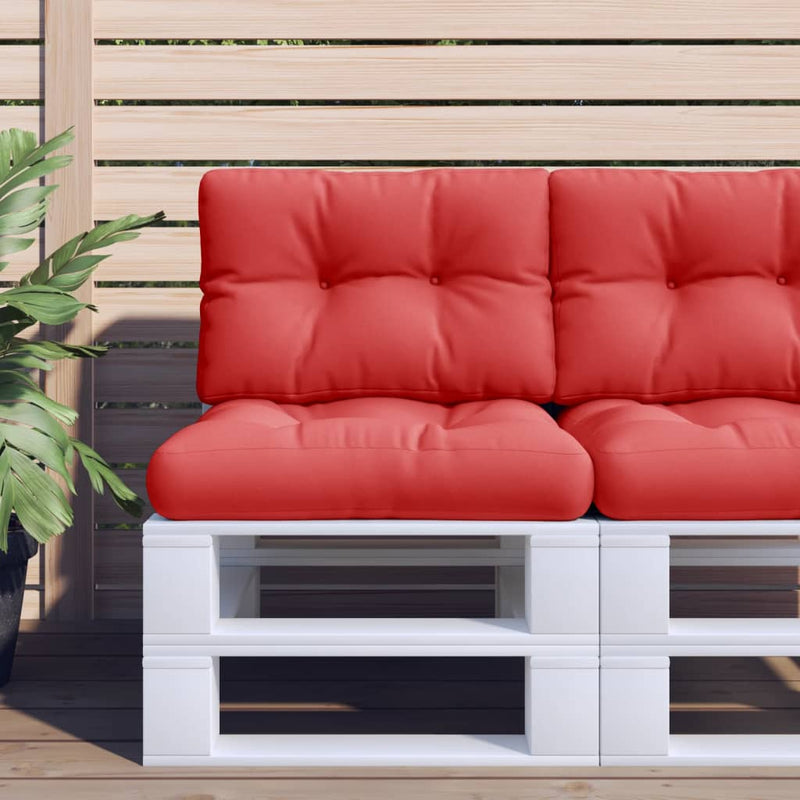 Load image into Gallery viewer, Vidaxl palletkussen 60x40x12 cm stof rood
