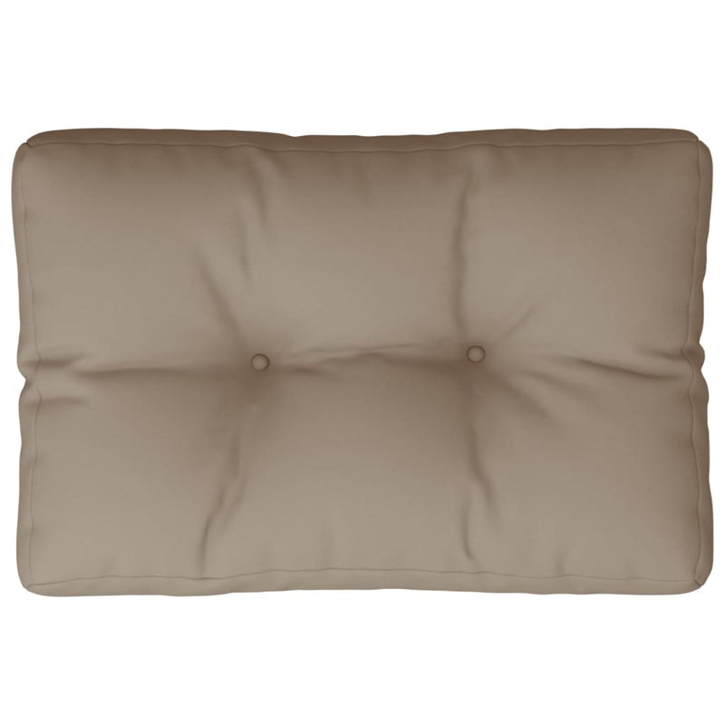 Load image into Gallery viewer, Vidaxl palletkussen 60x40x12 cm stof taupe
