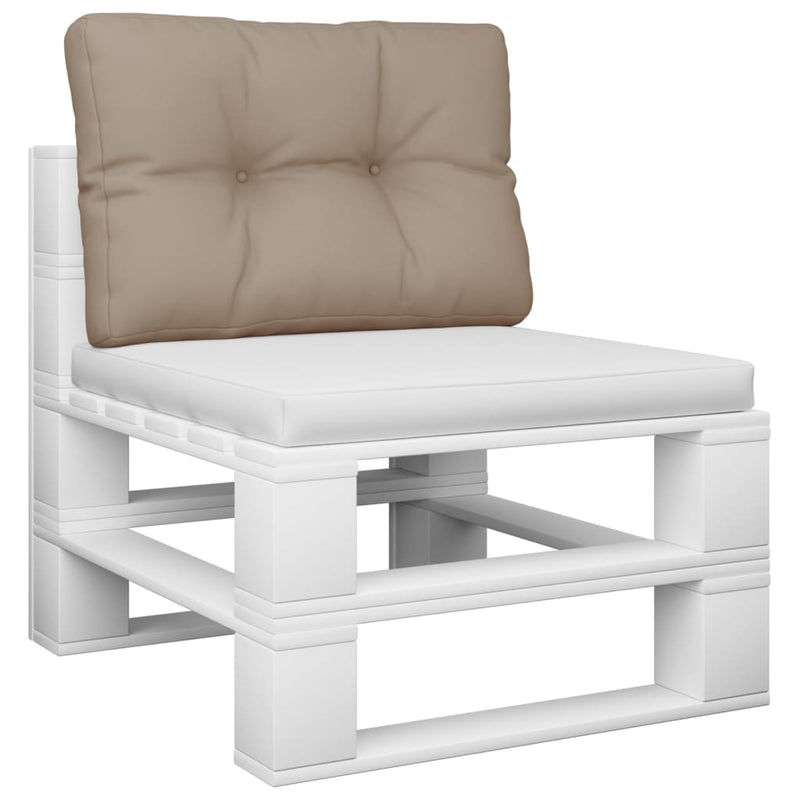 Load image into Gallery viewer, Vidaxl palletkussen 60x40x12 cm stof taupe
