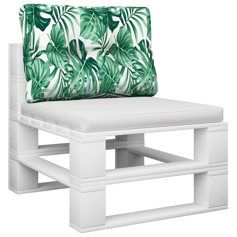 Load image into Gallery viewer, Vidaxl palletkussen 60x40x12 cm stof bladpatroon
