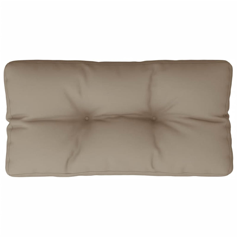 Load image into Gallery viewer, Vidaxl palletkussen 70x40x12 cm stof taupe
