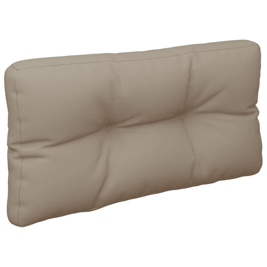 Vidaxl palletkussen 70x40x12 cm stof taupe