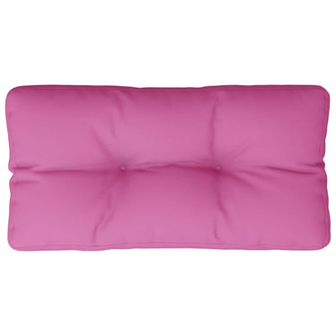 Vidaxl palletkussen 70x40x12 cm stof roze