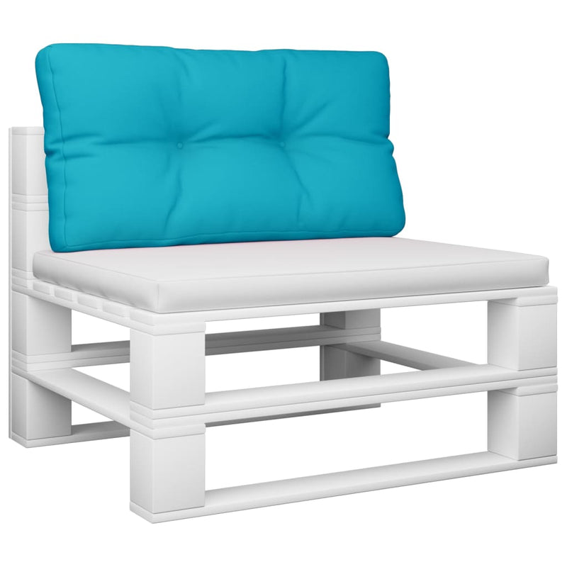 Load image into Gallery viewer, Vidaxl palletkussen 70x40x12 cm stof turquoise
