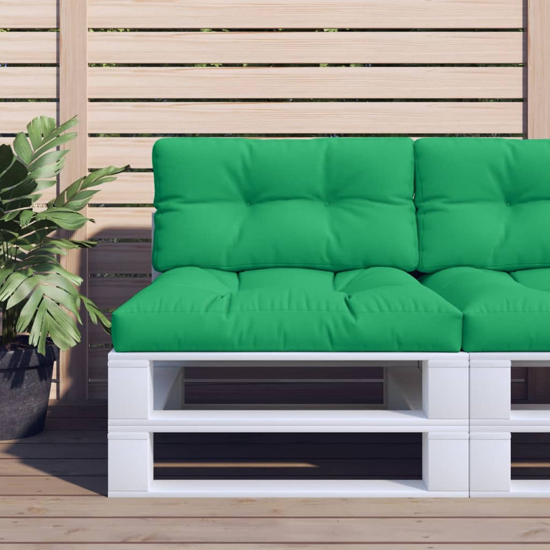 Load image into Gallery viewer, Vidaxl palletkussen 80x40x12 cm stof groen

