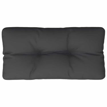 Vidaxl palletkussen 80x40x12 cm stof zwart