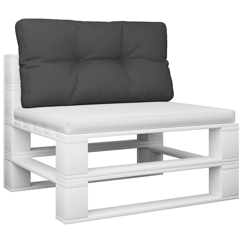 Afbeelding laden in galerijviewer, Vidaxl palletkussen 80x40x12 cm stof zwart
