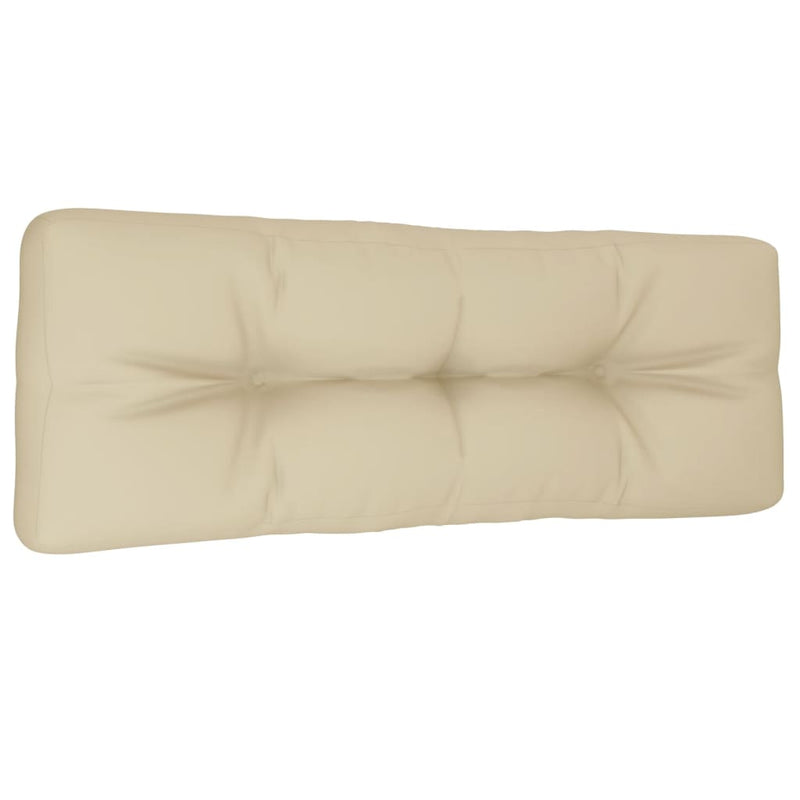 Load image into Gallery viewer, Vidaxl palletkussen 120x40x12 cm stof beige
