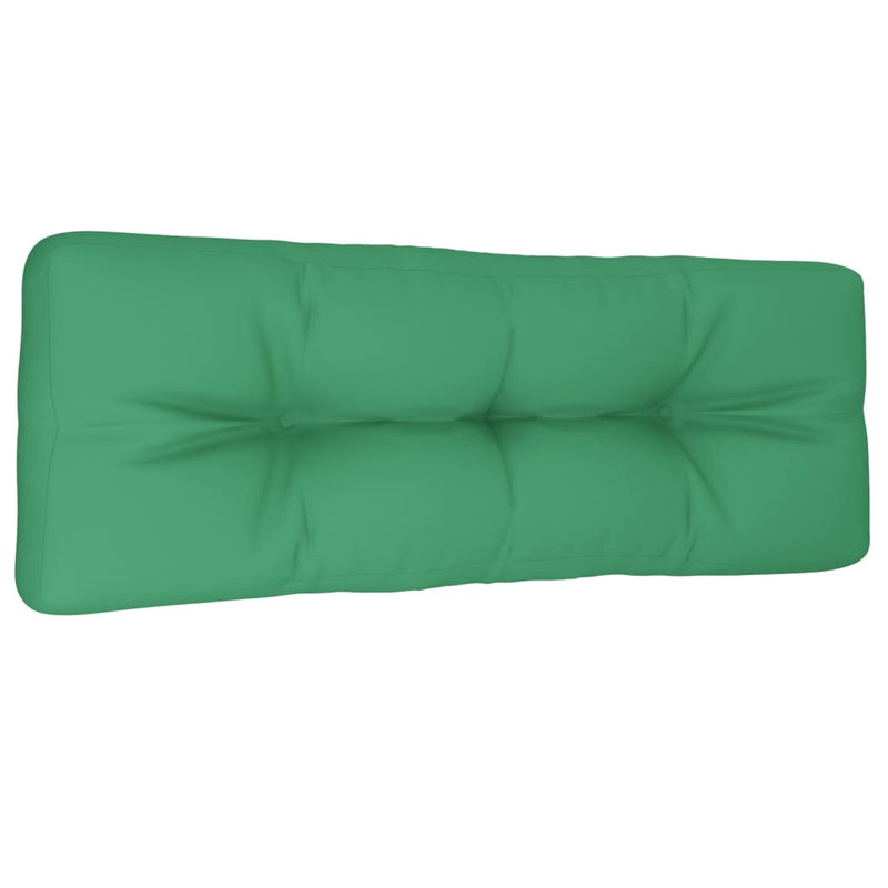 Load image into Gallery viewer, Vidaxl palletkussen 120x40x12 cm stof groen
