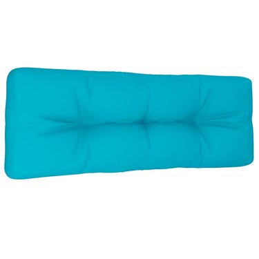 Vidaxl palletkussen 120x40x12 cm stof turquoise