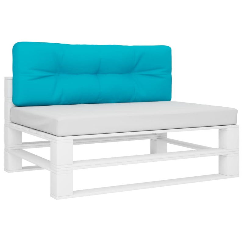 Load image into Gallery viewer, Vidaxl palletkussen 120x40x12 cm stof turquoise
