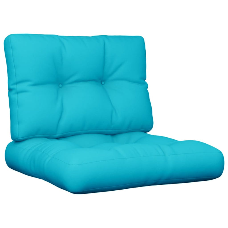 Load image into Gallery viewer, Vidaxl palletkussens 2 st stof turquoise
