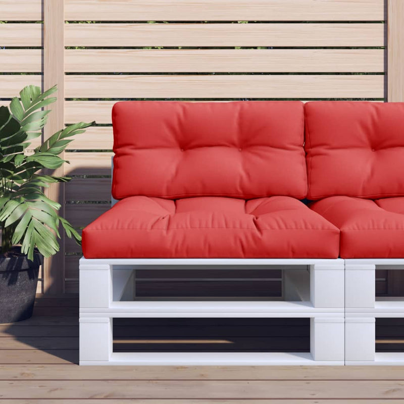 Load image into Gallery viewer, Vidaxl palletkussens 2 st stof rood
