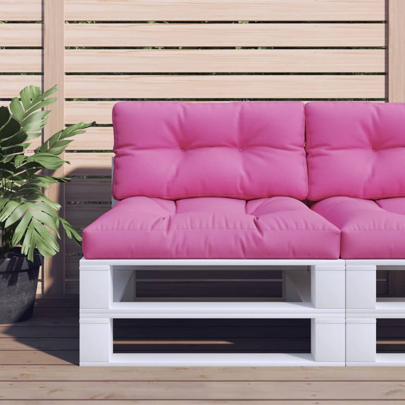 Load image into Gallery viewer, Vidaxl palletkussens 2 st stof roze
