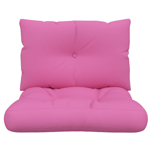 Vidaxl palletkussens 2 st oxford stof roze