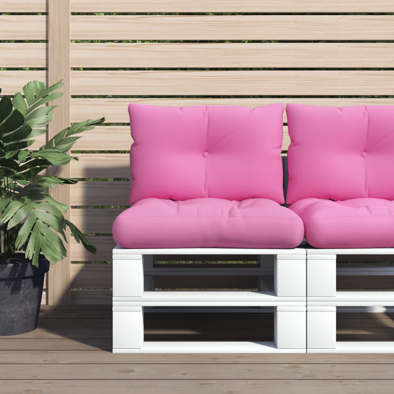 Load image into Gallery viewer, Vidaxl palletkussens 2 st oxford stof roze
