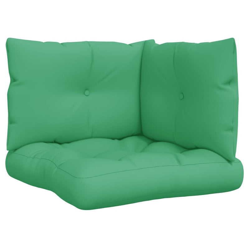 Load image into Gallery viewer, Vidaxl palletkussens 3 st stof groen
